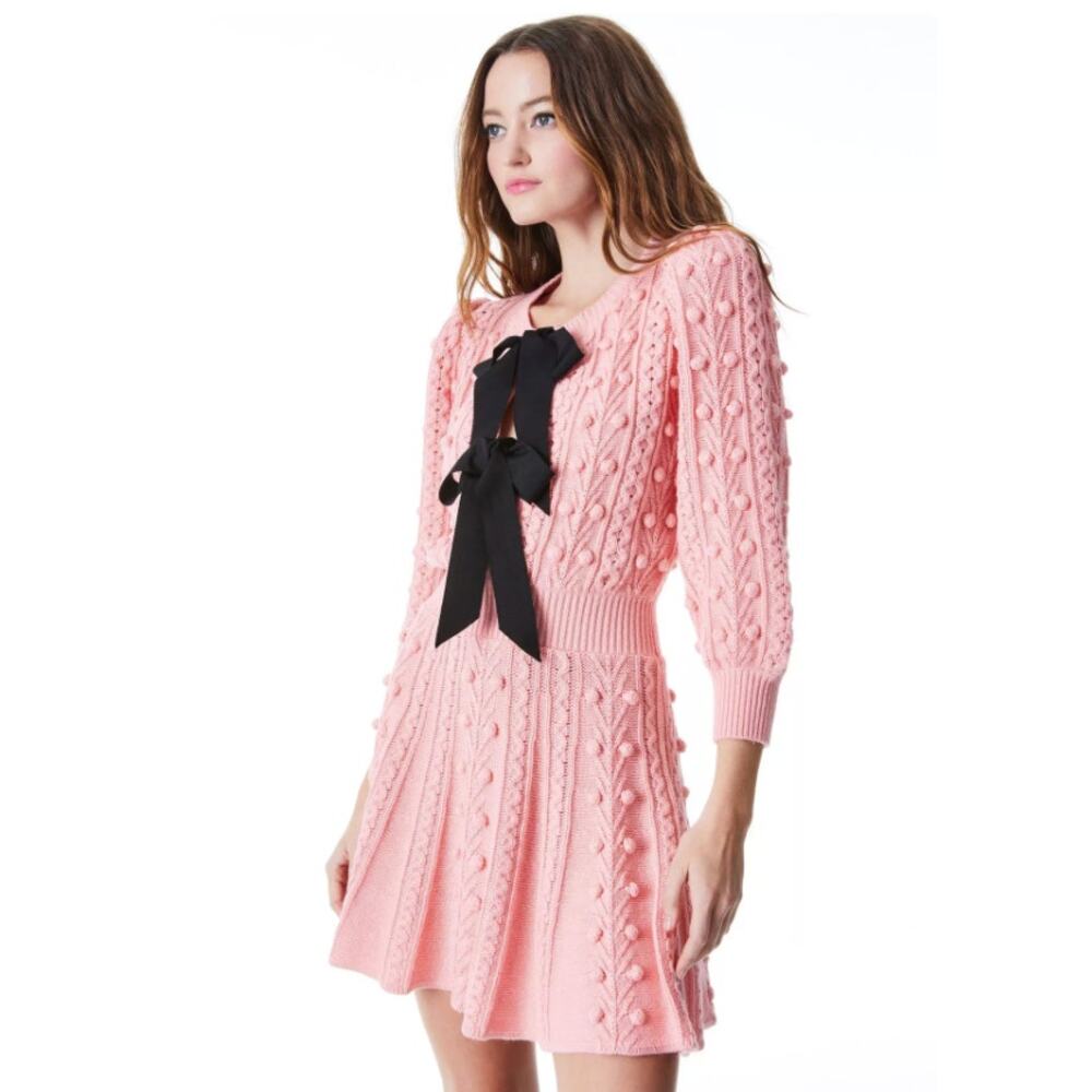 Alice and Olivia Kitty Bows Dress size XS